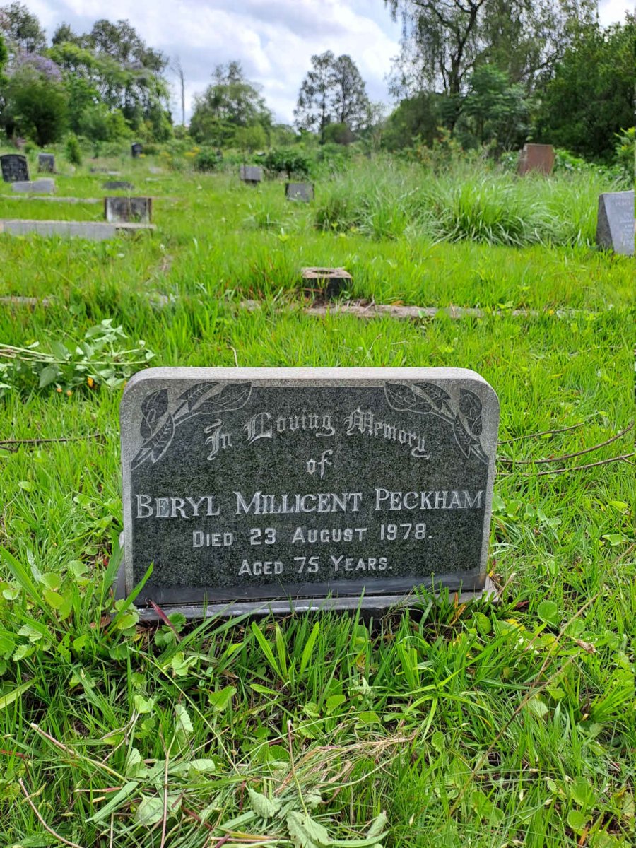PECKHAM Beryl Millicent -1978