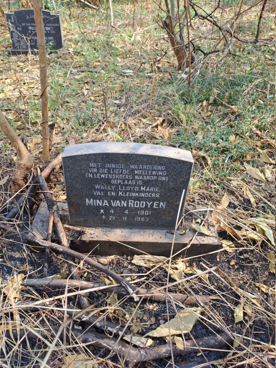 ROOYEN Mina, van 1901-1983