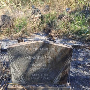 RABE Minnie 1918-1984