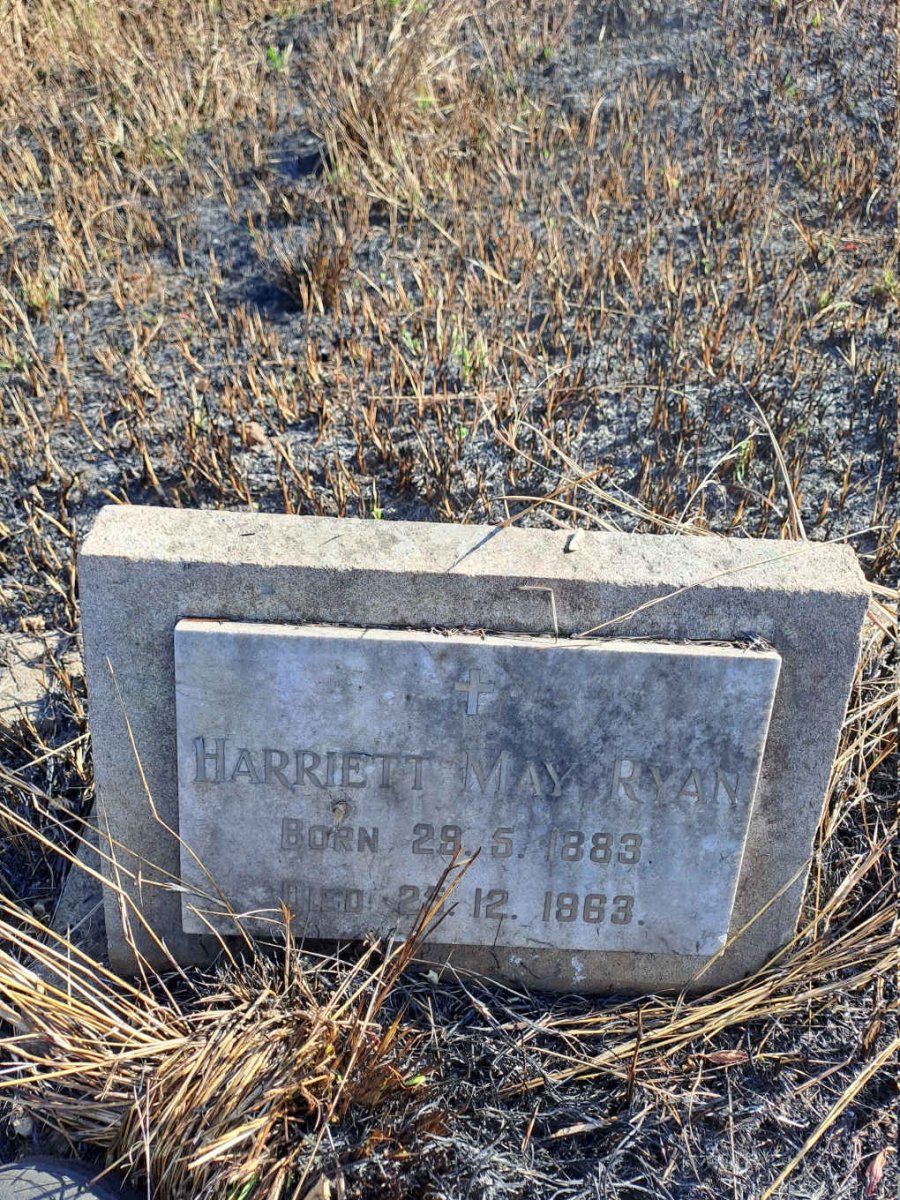 RYAN Harriett May 1883-1963