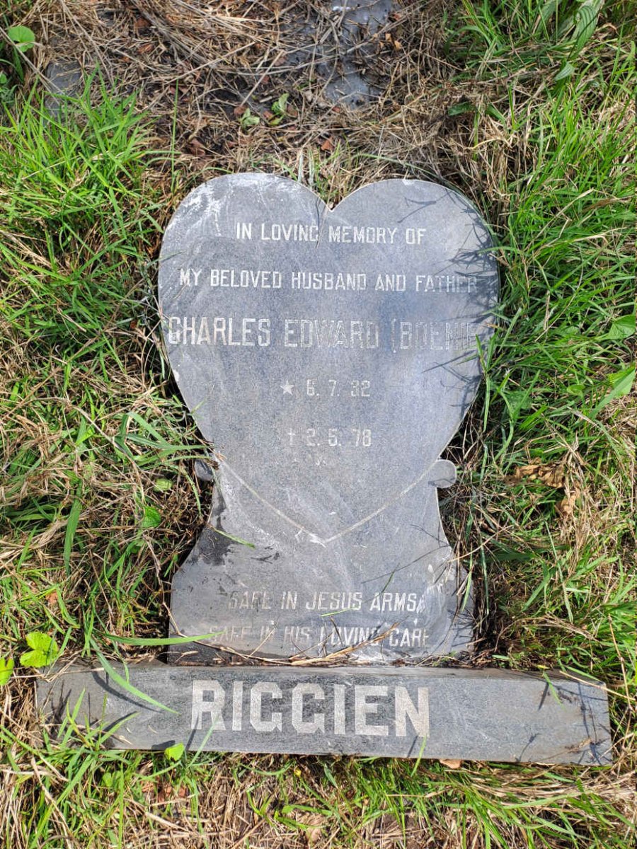 RIGGIEN Charles Edward 1932-1978