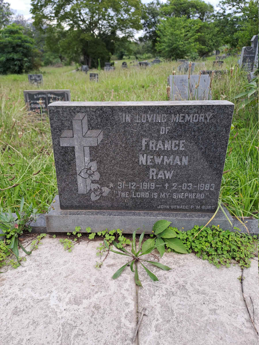 RAW France Newman 1919-1983