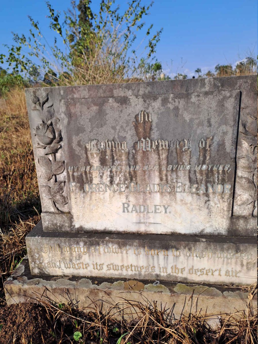 RADLEY Florence Gladys Eleanor -1949