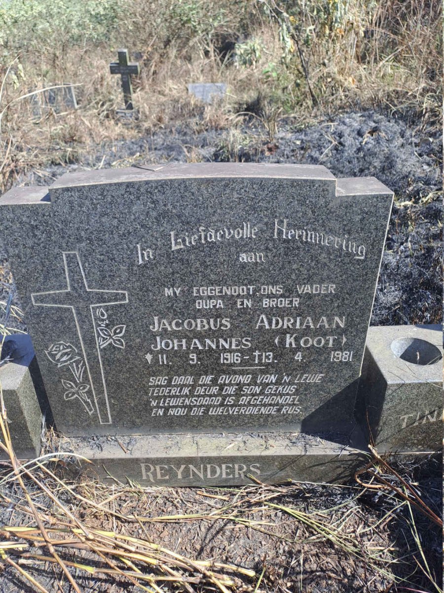 REYNDERS Jacobus Adriaan Johannes 1916-1981