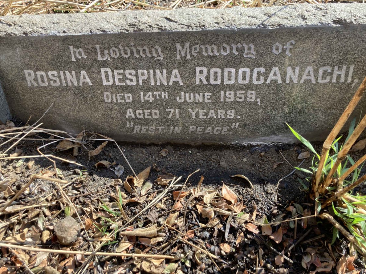 RODOCANAHI Rosina Despina -1959