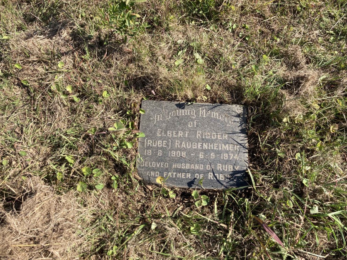 RAUBENHEIMER Elbert Ridder 1908-1974