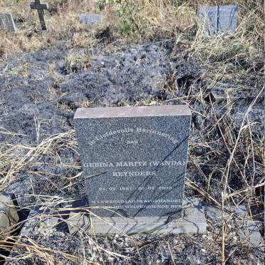 REYNDERS Gesina Maritz 1921-2005