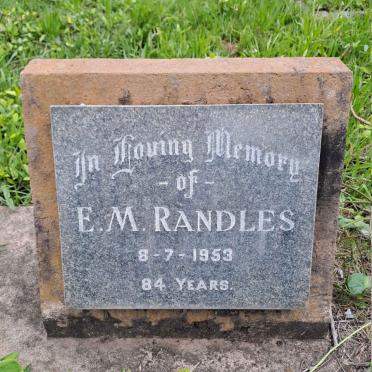 RANDLES E.M. -1953