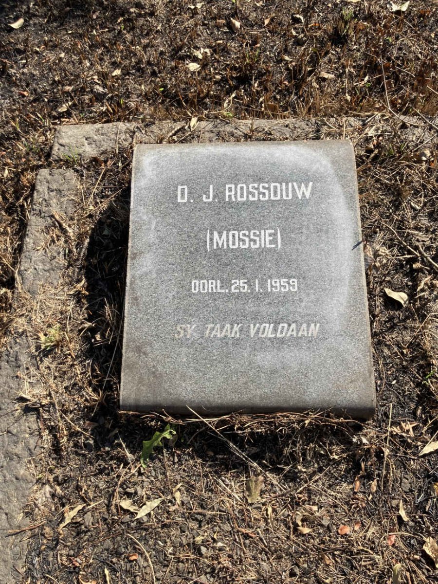 ROSSOUW D.J. -1959