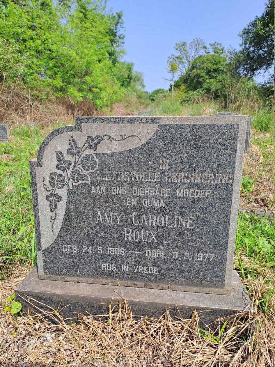 ROUX Amy Caroline 1896-1977