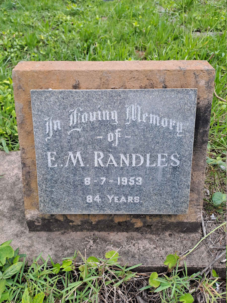 RANDLES E.M. -1953