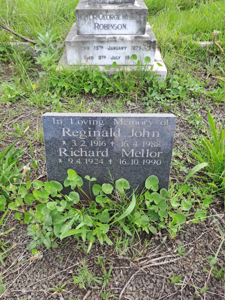 ROBINSON Reginald John 1916-1988 :: ROBINSON Richard Mellor 1924-1990