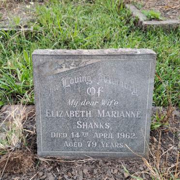 SHANKS Elizabeth Marianne -1962