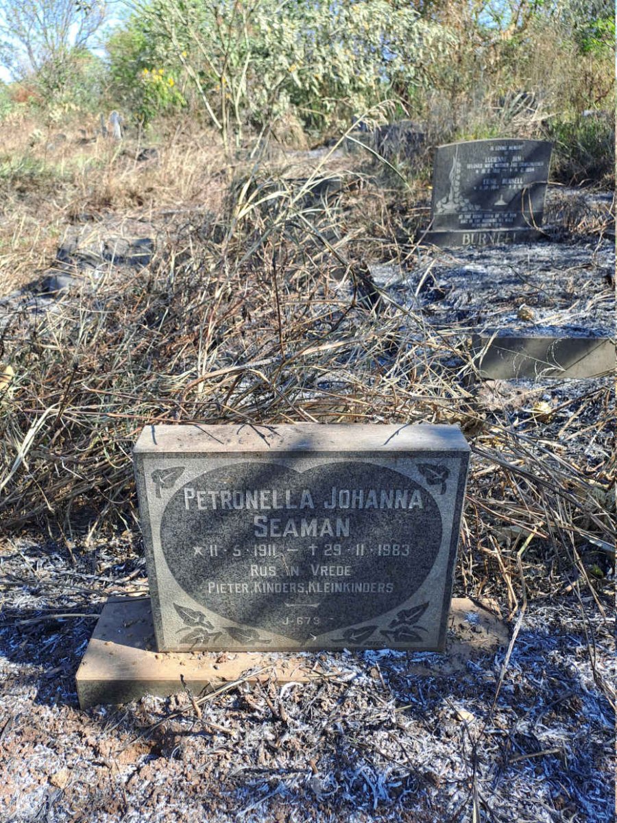 SEAMAN Petronella Johanna 1911-1983