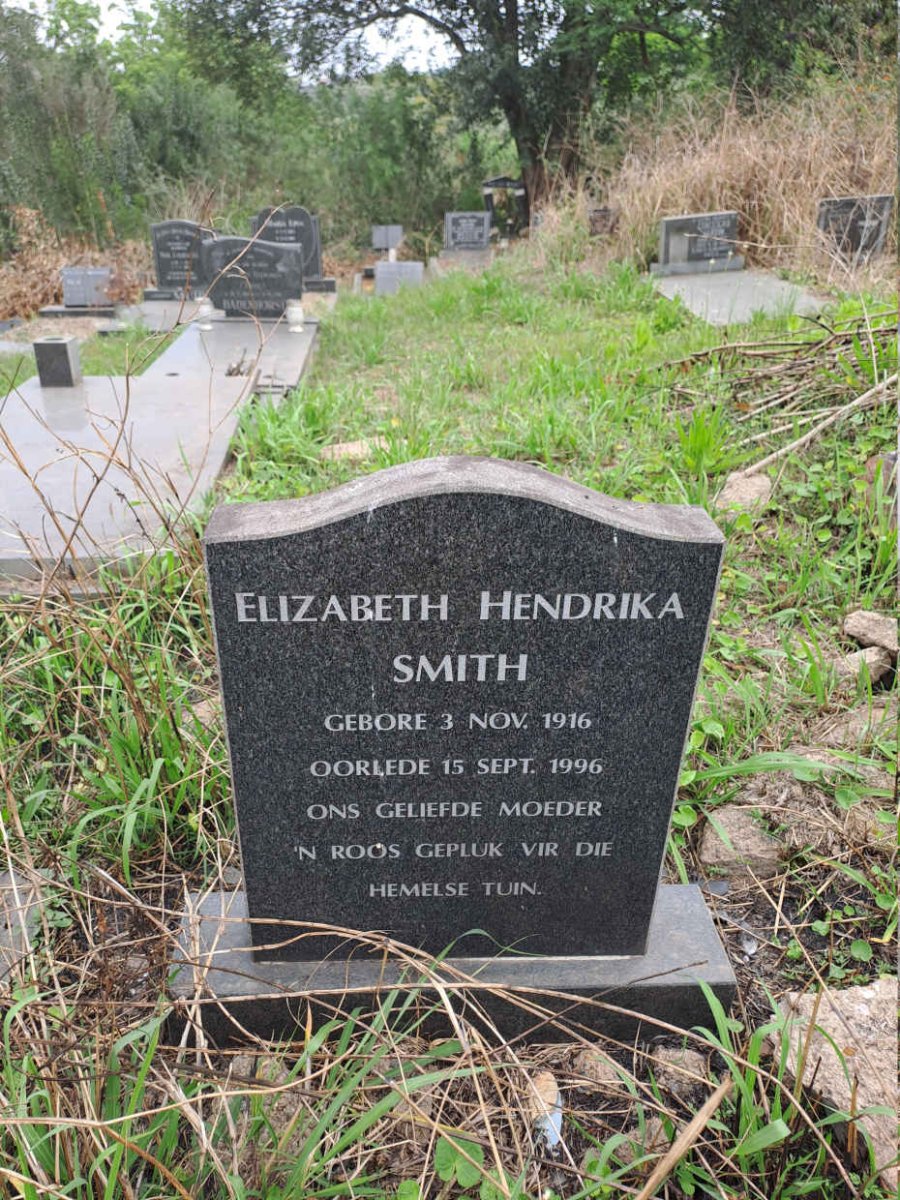 SMITH Elizabeth Hendrika 1916-1996