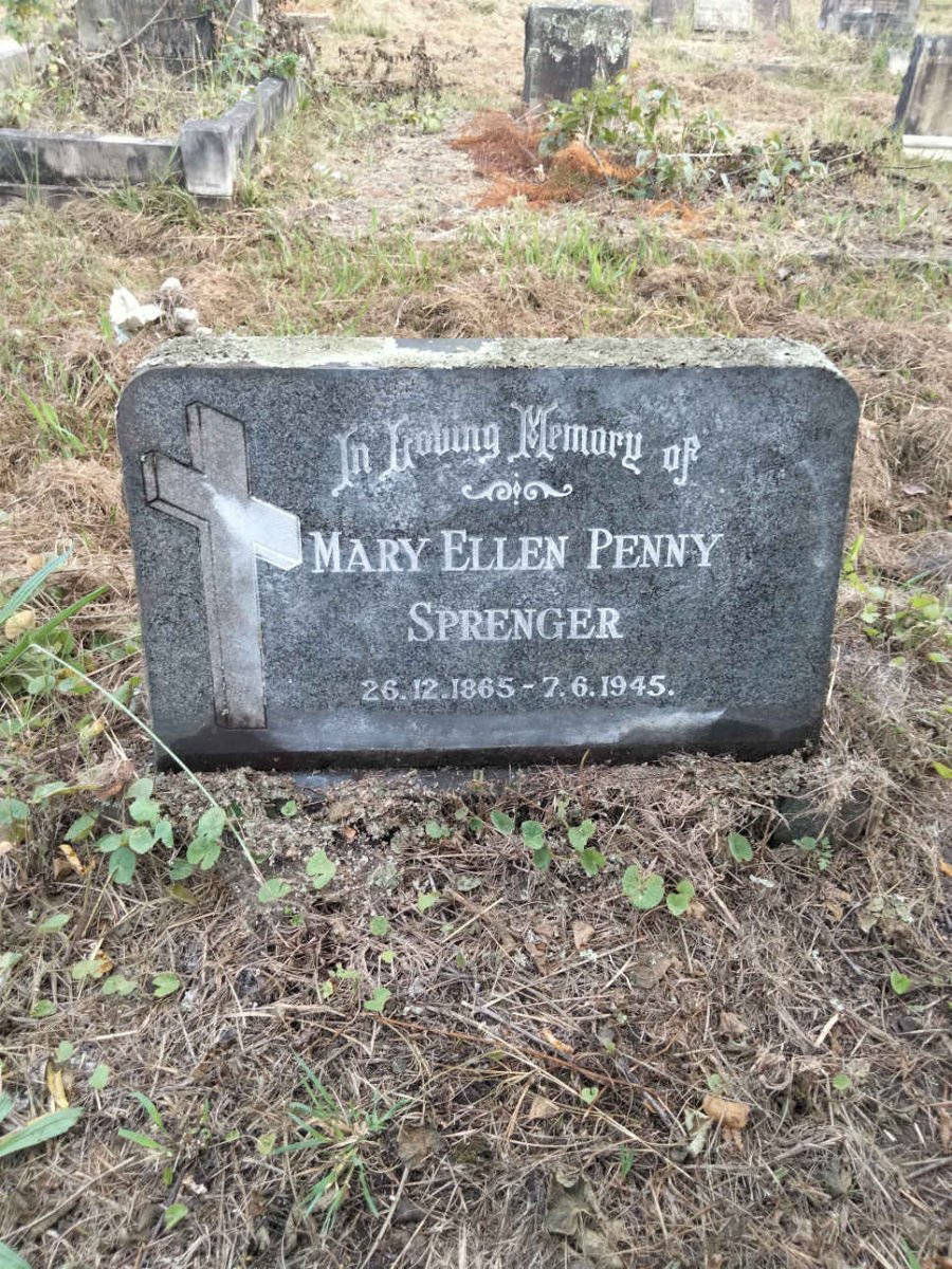 SPRENGER Mary Ellen Penny 1865-1945