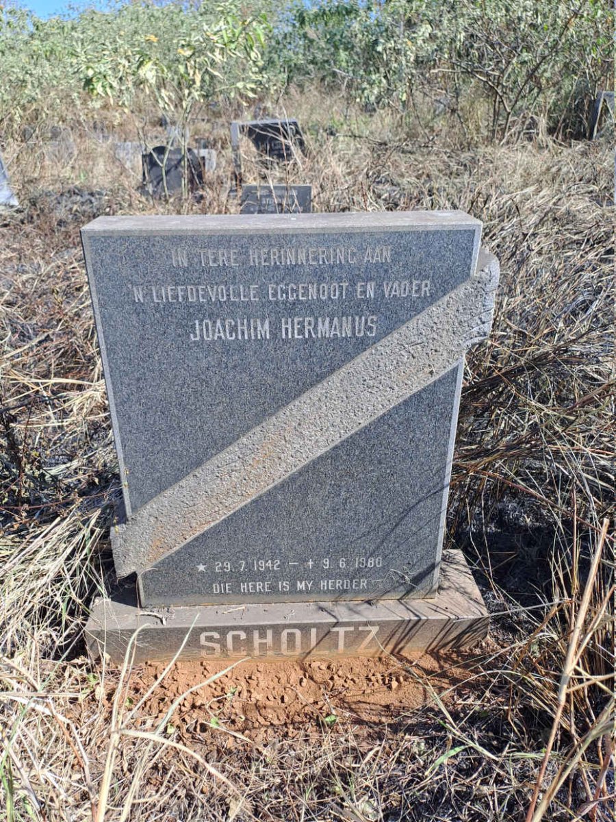 SCHOLTZ Joachim Hermanus 1942-1980