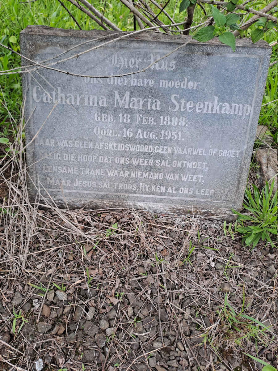 STEENKAMP Catherina Maria 1888-1951