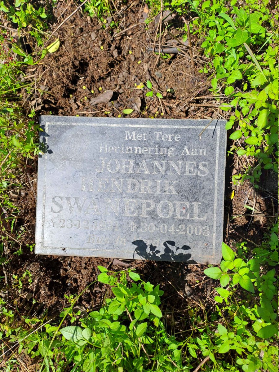 SWANEPOEL Johannes Hendrik 1931-2003
