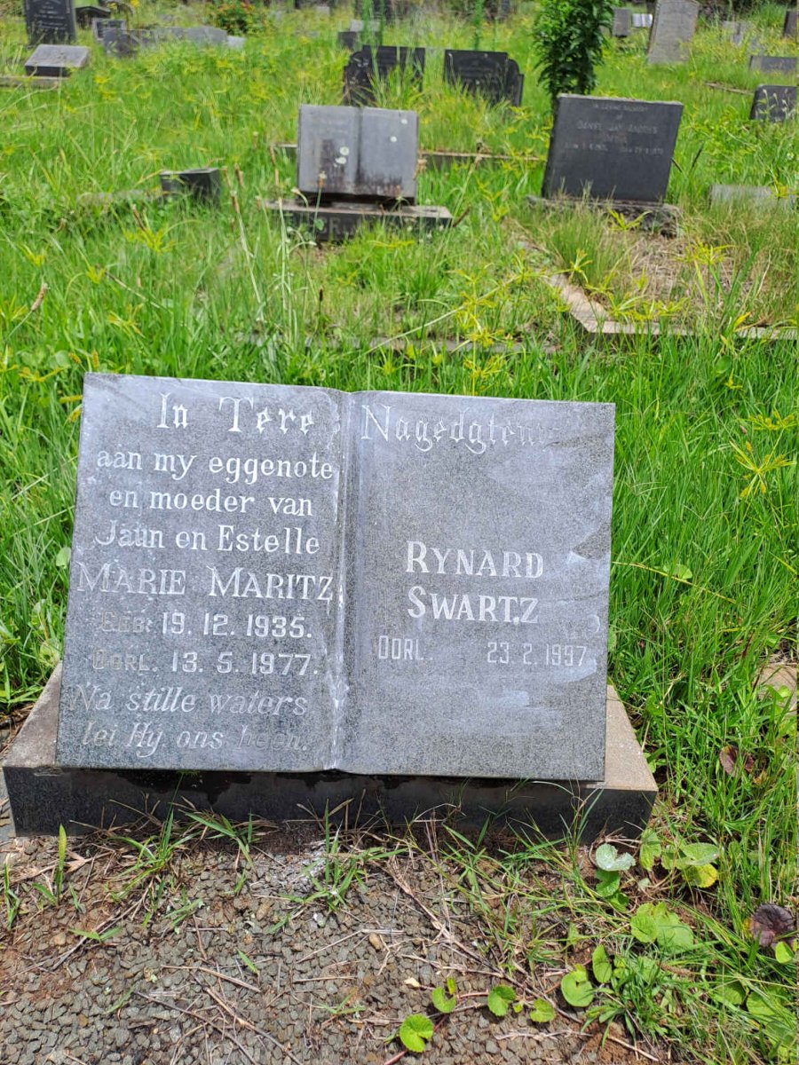 SWARTZ Rynard -1997 :: MARITZ Marie 1935-1977