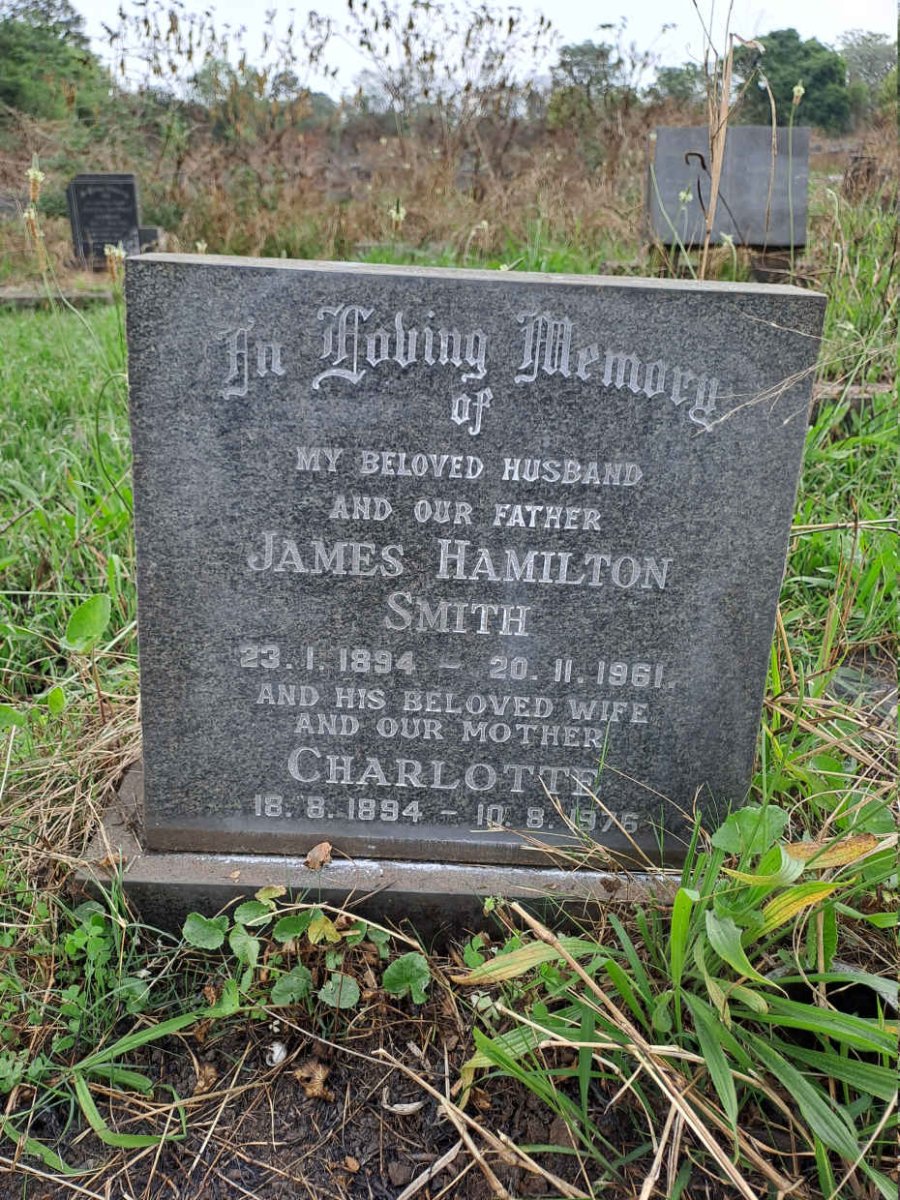 SMITH James Hamilton 1894-1961 & Charlotte 1894-1976