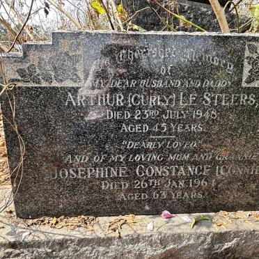 STEERS Arthur, le -1948 & Josephine Constance -1964