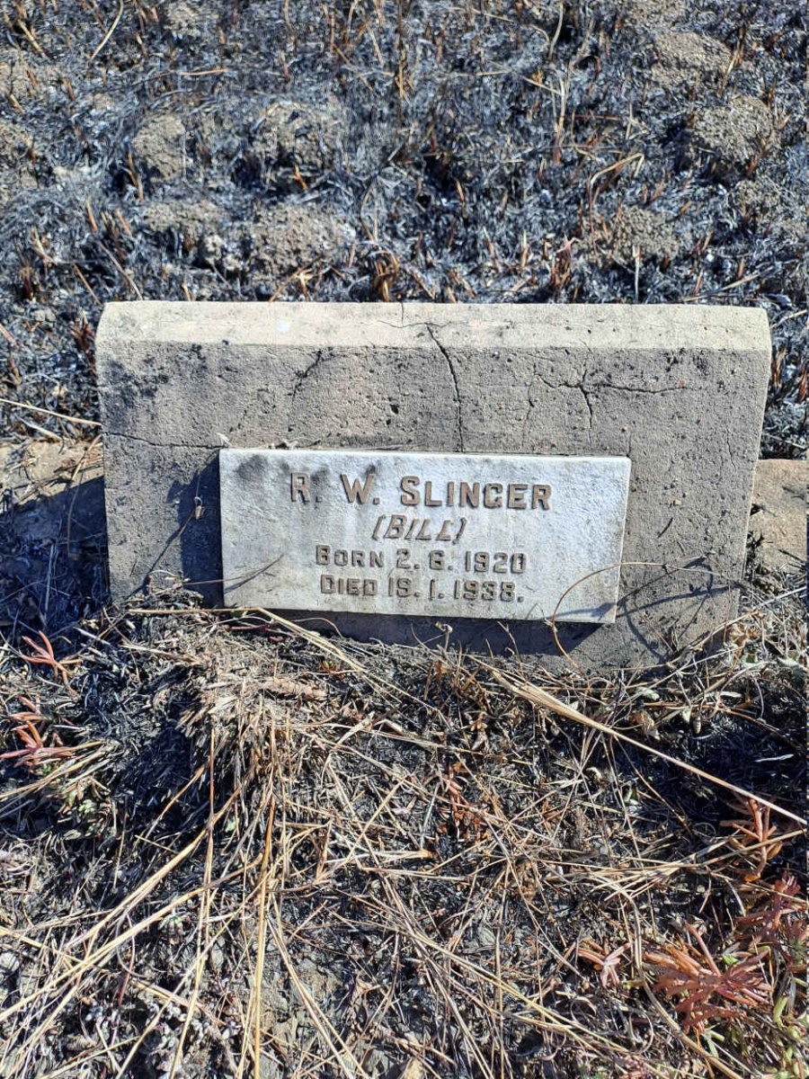SLINGER R.W. 1920-1938