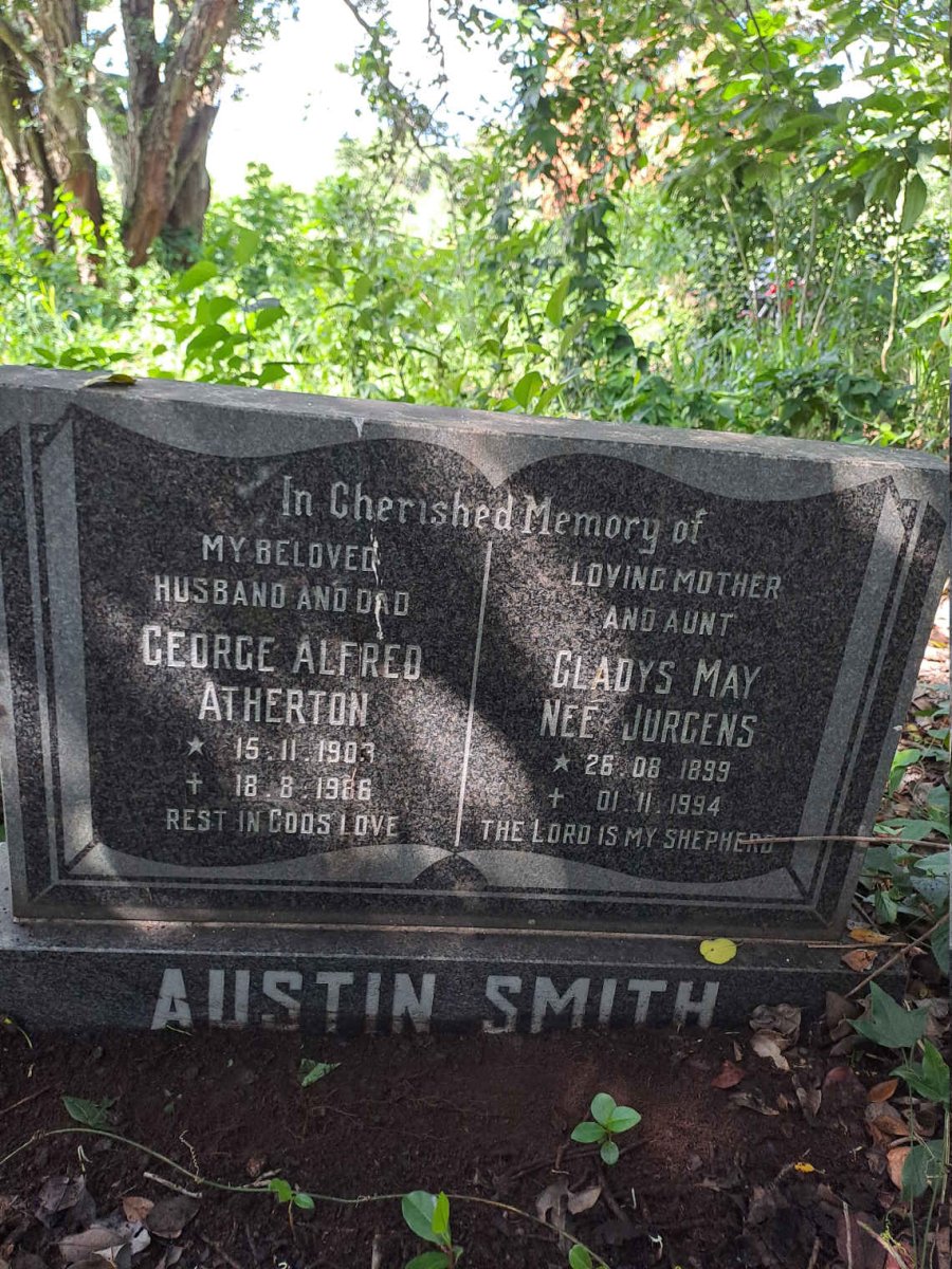 SMITH George Alfred Atherton, AUSTIN- 1903-1988 & Gladys May JURGENS 1935-1994