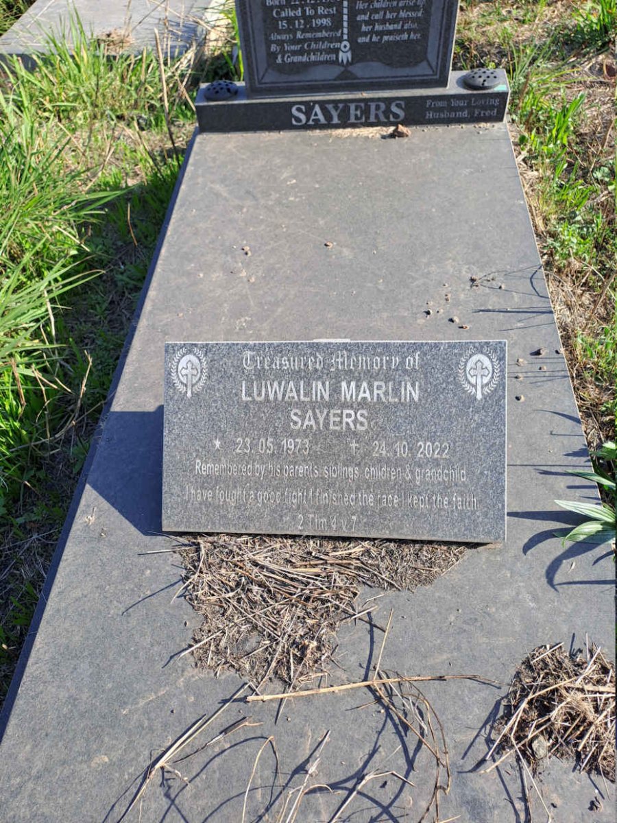 SAYERS Luwalin Marlin 1973-2022