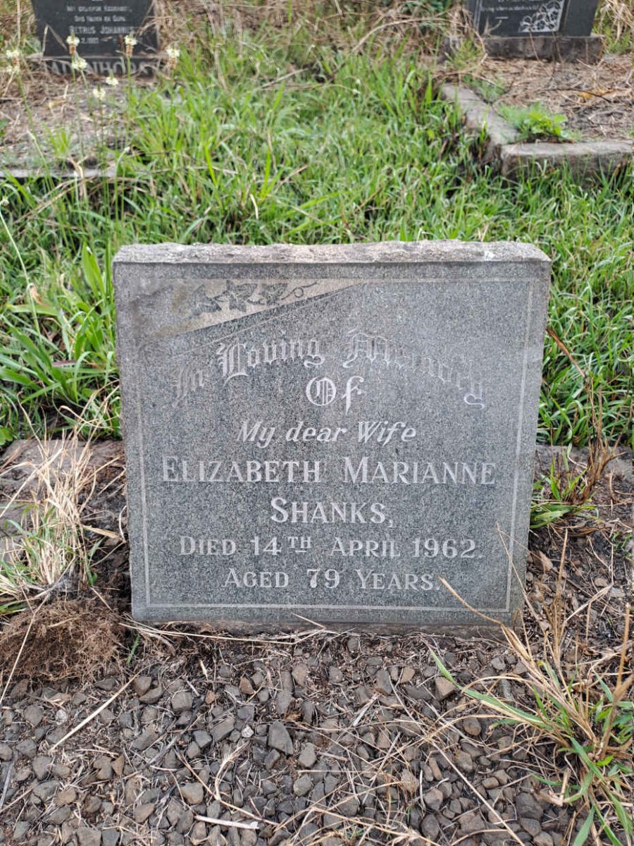 SHANKS Elizabeth Marianne -1962