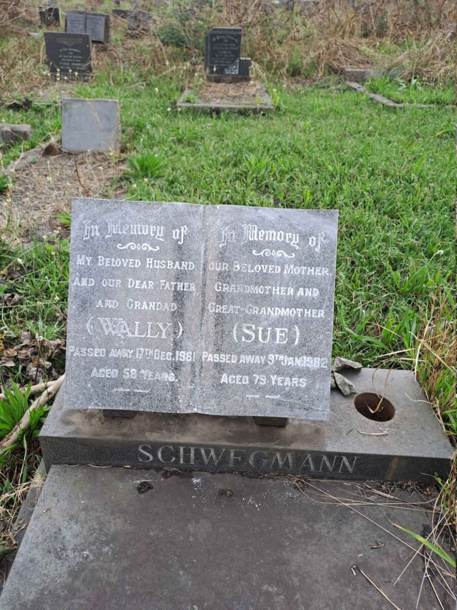 SCHWEGMANN Wally -1961 & Sue -1982