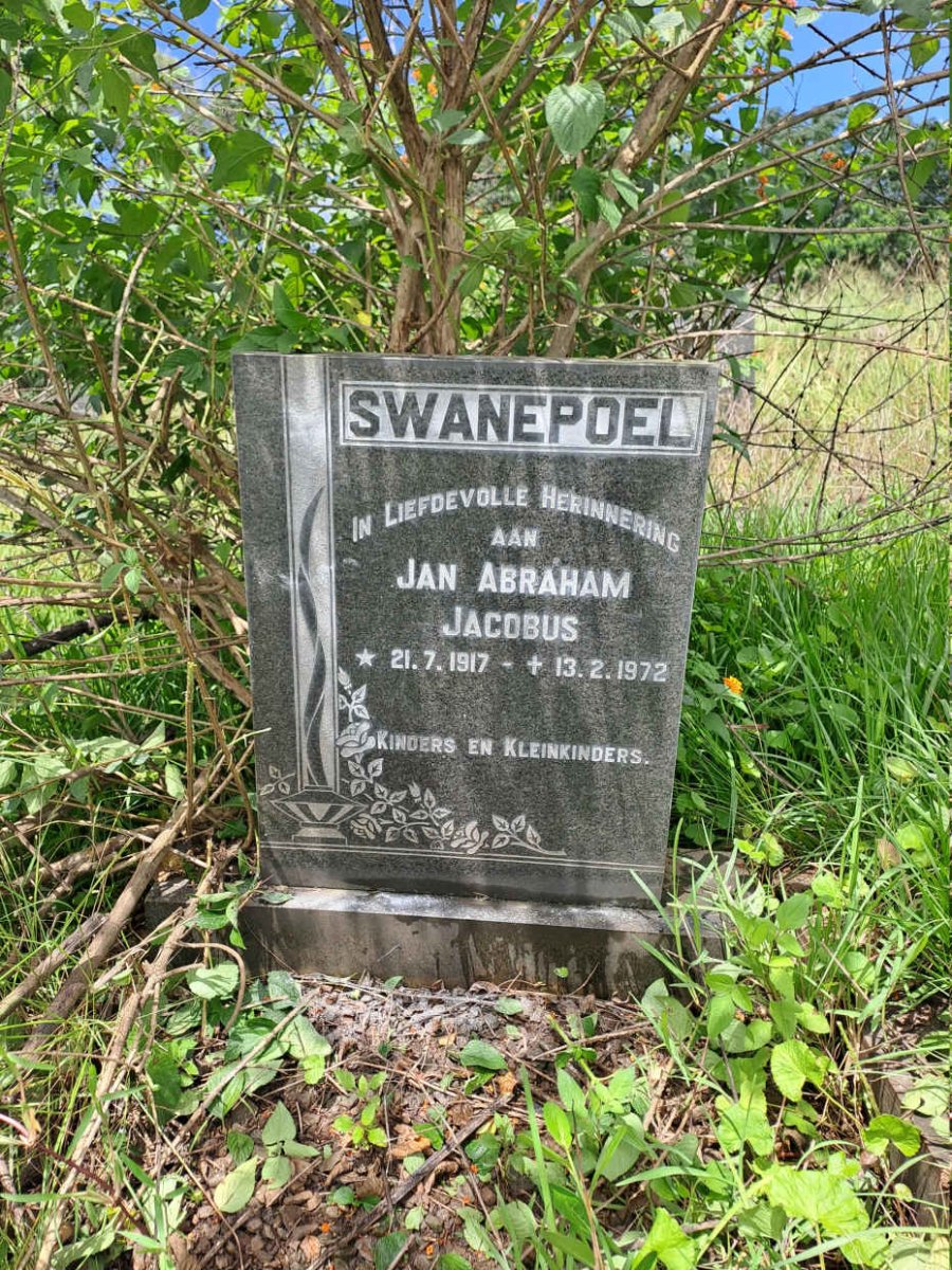 SWANEPOEL Jan Abraham Jacobus 1917-1972