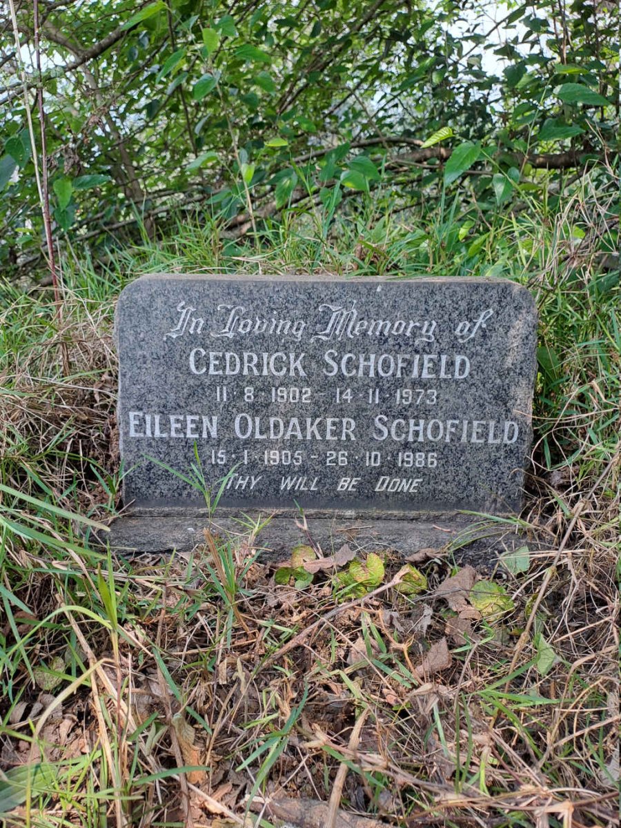 SCHOFIELD Cedrick 1902-1973 & Eileen Oldaker 1905-1986