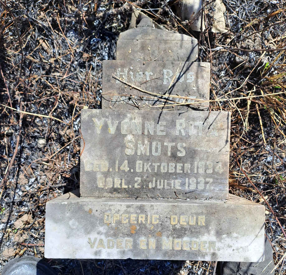 SMUTS Yvonne Rita 1934-1937