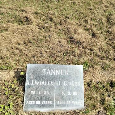 TANNER A.J.W. -1936 :: TANNER I.C. -1969
