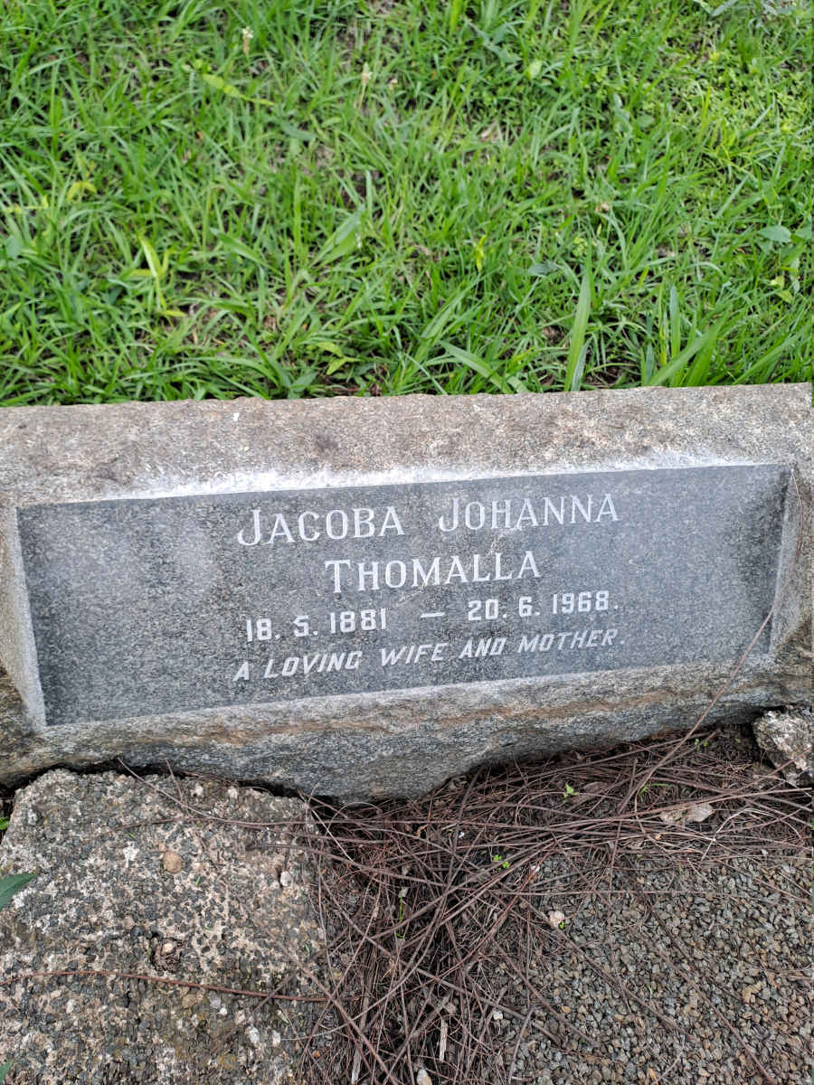 THOMALLA Jacoba Johanna 1881-1968