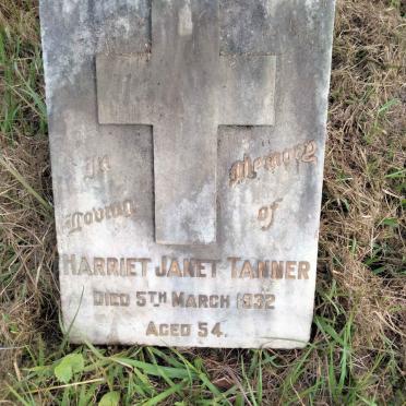 TANNER Harriet Janet -1932