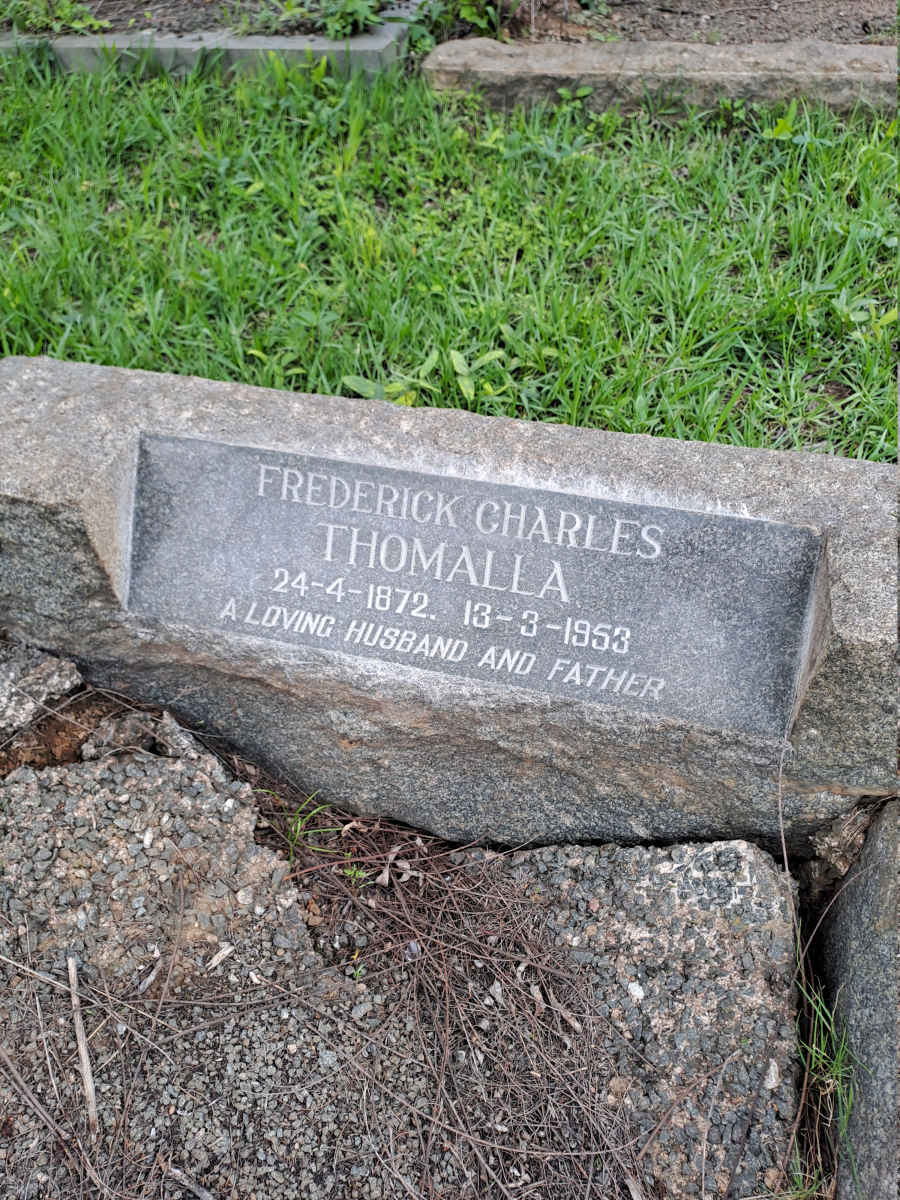 THOMALLA Frederick Charles 1872-1953