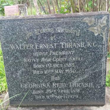 THRASH Walter Ernest 1885-1950 & Georgina Reid 1891-1979