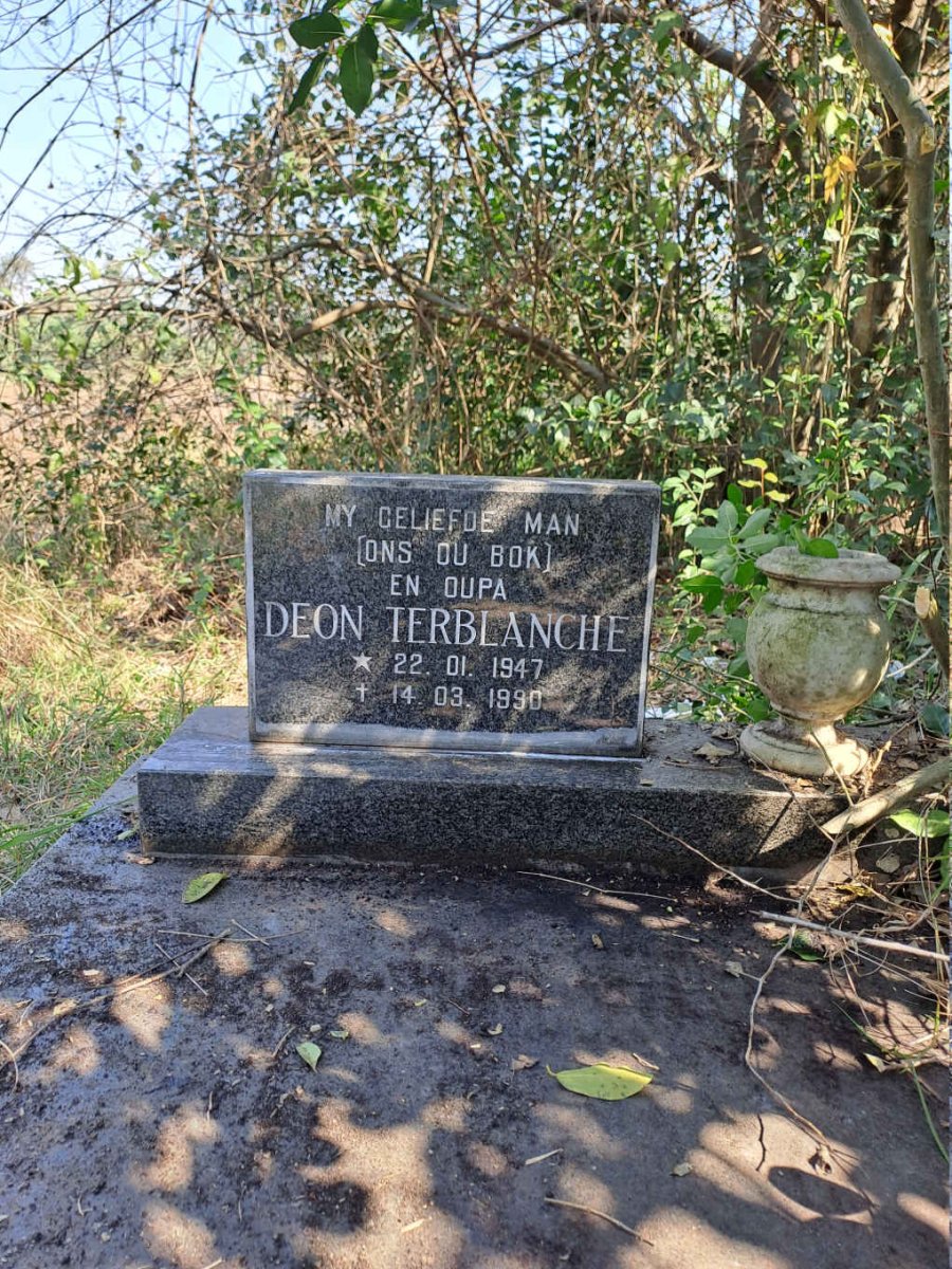 TERBLANCHE Deon 1947-1990