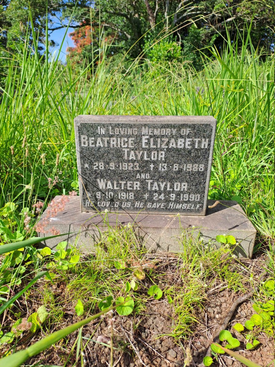 TAYLOR Walter 1918-1990 & Beatrice Elizabeth 1923-1988