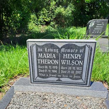 THERON Maria 1910-1996 :: WILSON Henry 1932-2007 