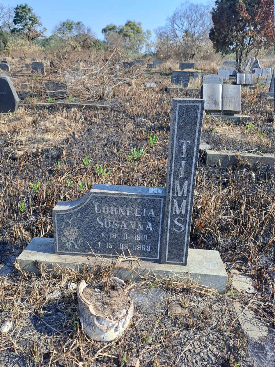TIMMS Cornelia Susanna 1910-1969