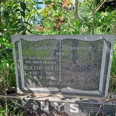 UYS Roelof 1925-1986