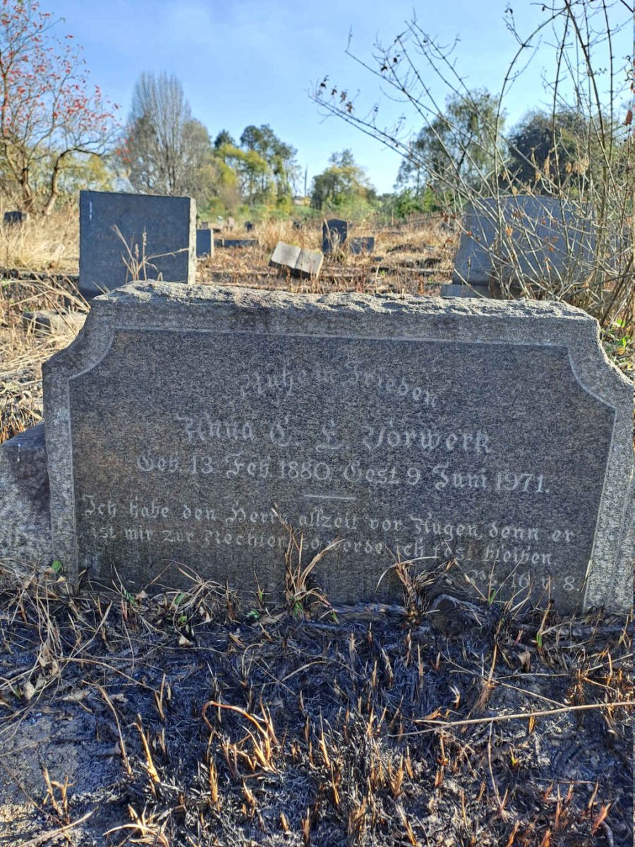 VORWERK Anna C.E. 1880-1971