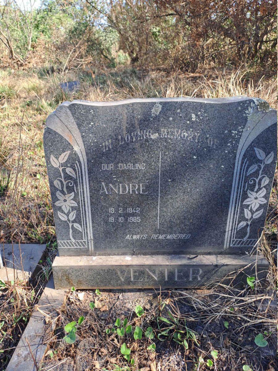 VENTER Andre 1942-1985