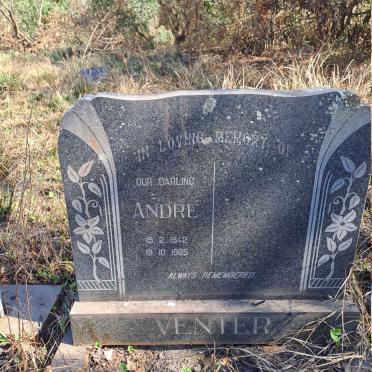 VENTER Andre 1942-1985