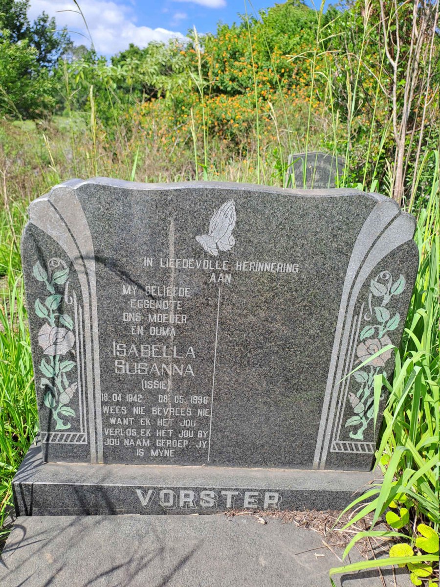 VORSTER Isabella Susanna 1942-1996