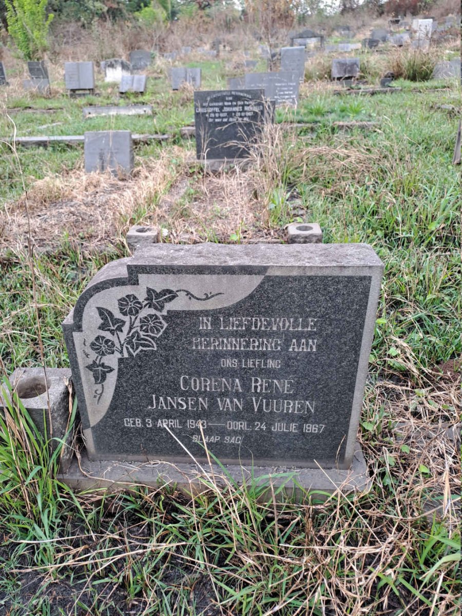 VUUREN Corena Rene, Jansen van 1943-1967