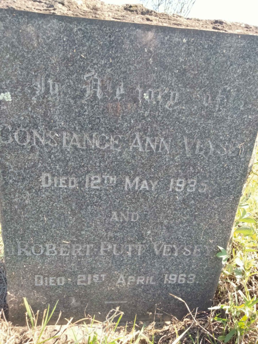 VEYSEY Robert Putt  -1963 & Constance Ann -1935